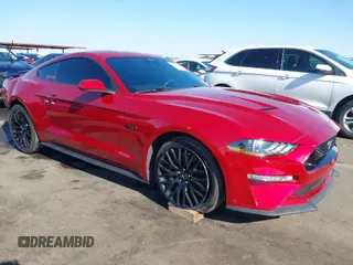 2021 Ford Mustang GT with VIN 1FA6P8CF3M5103948, listed as a IAAI auction lot 41371529 with 67,182 mi miles. Bid and sale history available at carsss.com. Image 1.