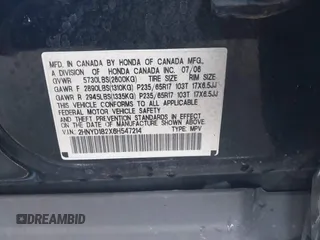 2006 Acura MDX with VIN 2HNYD182X6H547214, listed as a IAAI auction lot 41335242 with 79,203 mi miles. Bid and sale history available at carsss.com. Image 9.