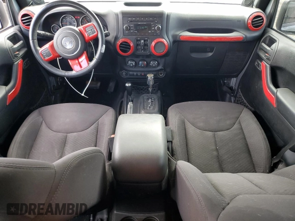 2014 Jeep Wrangler Unlimited Sport with VIN 1C4BJWDG3EL108151, listed as a Copart auction lot 49862315 with 104,417 mi miles and Salvage Title. Bid and sale history available at carsss.com. Image 8.