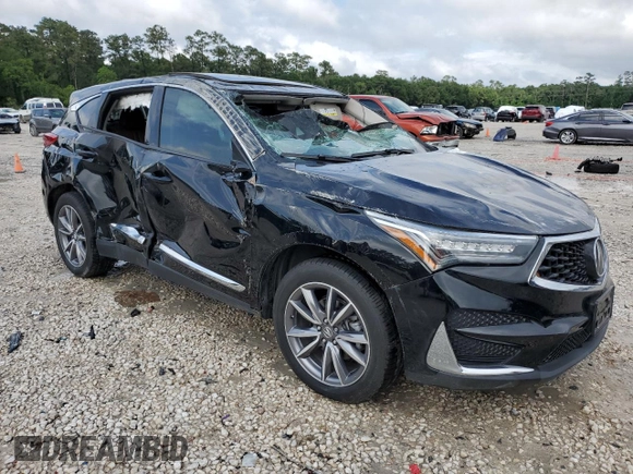 2020 Acura RDX Technology with VIN 5J8TC1H50LL004046, listed as a Copart auction lot 54356915 with 50,218 mi miles and Salvage title. Bid and sale history available at DreamBid. Image 4.