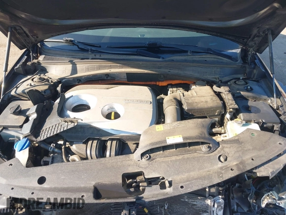 2018 Kia Optima Hybrid Premium with VIN KNAGT4LE7J5023233, listed as a IAAI auction lot 41276207 with 152,381 mi miles. Bid and sale history available at carsss.com. Image 10.