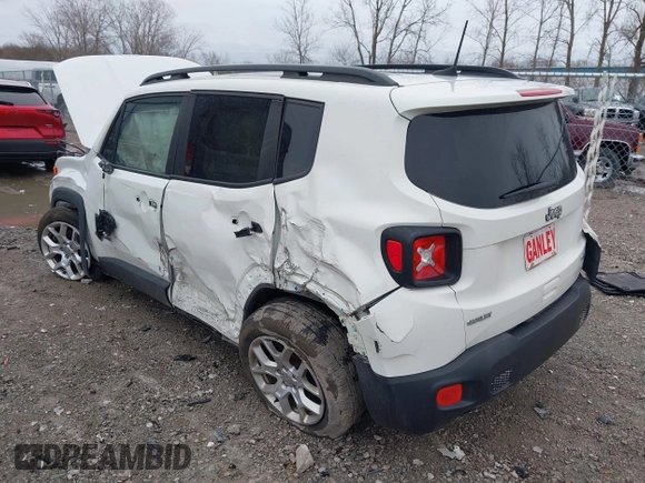 2018 Jeep Renegade Latitude with VIN ZACCJABB3JPJ30796, listed as a IAAI auction lot 41925363 with 71,397 mi miles. Bid and sale history available at carsss.com. Image 6.