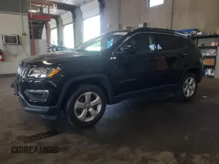 2018 Jeep Compass Latitude with VIN 3C4NJDBB0JT180531, listed as a Copart auction lot 64718445 with 45,407 mi miles and Salvage title. Bid and sale history available at DreamBid. Image 1.