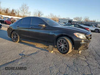 2017 Mercedes-Benz C 63 AMG with VIN 55SWF8GB3HU233221, listed as a Copart auction lot 84901404 with 80,106 mi miles and Salvage title. Bid and sale history available at DreamBid. Image 4.