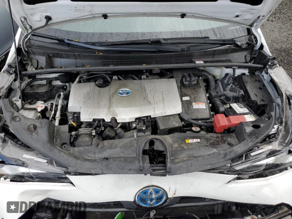 2022 Toyota Prius L Eco with VIN JTDKAMFUXN3173800, listed as a Copart auction lot 52438355 with 59,408 mi miles and Salvage Title. Bid and sale history available at carsss.com. Image 11.