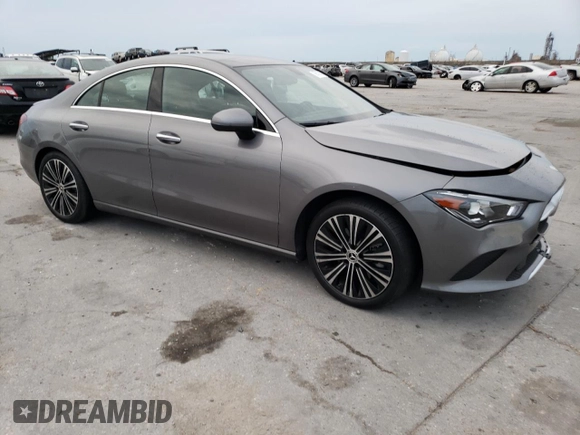 2022 Mercedes-Benz CLA with VIN W1K5J4GB4NN249192, listed as a Copart auction lot 68517942 with 8,091 mi miles. Bid and sale history available at carsss.com. Image 4.