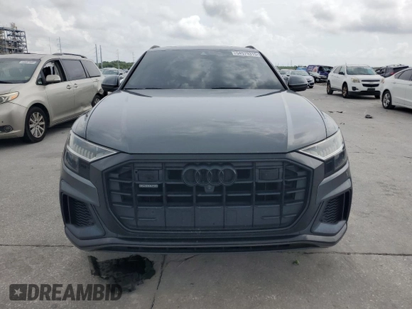 2019 Audi Q8 Prestige with VIN WA1FVAF11KD024380, listed as a Copart auction lot 54579315 with 109,204 mi miles and Salvage title. Bid and sale history available at DreamBid. Image 5.