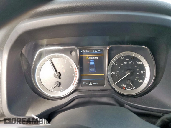 2019 Nissan Titan S with VIN 1N6AA1EK3KN528085, listed as a Copart auction lot 56395595 with 53,794 mi miles and Salvage title. Bid and sale history available at DreamBid. Image 9.