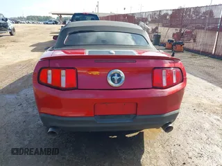 2012 Ford Mustang V6 with VIN 1ZVBP8EM4C5212726, listed as a IAAI auction lot 41509724 with 206,244 mi miles and . Bid and sale history available at carsss.com. Image 16.