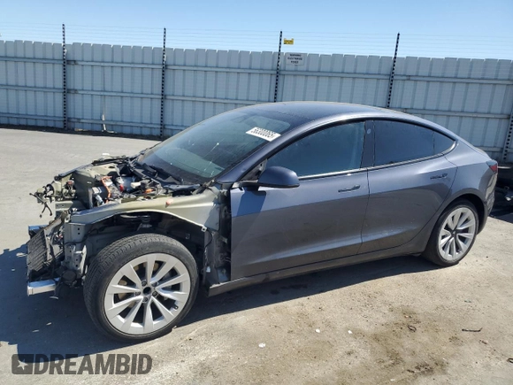2023 Tesla Model 3 с VIN 5YJ3E1EA8PF512512, выставлен на аукционе Copart как лот 56300065 с пробегом 33 503 миль миль и Списание • Salvage title. История ставок и продаж доступна на DreamBid. Изображение 1.