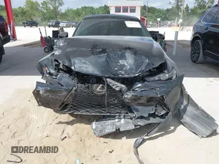 2019 Lexus IS with VIN JTHC81D29K5035258, listed as a IAAI auction lot 41907785 with 51,201 mi miles. Bid and sale history available at carsss.com. Image 6.