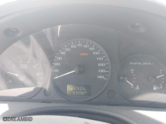 2005 Chevrolet Malibu with VIN 1G1ZS52F65F140308, listed as a IAAI auction lot 41759060 with 63,598 mi miles. Bid and sale history available at carsss.com. Image 7.