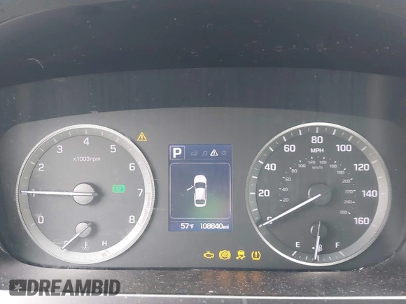 2016 Hyundai Sonata SE z VIN 5NPE24AF2GH392177, wystawiony jako IAAI lot #41956695 z przebiegiem 108 840 mil mil oraz . Historia ofert i sprzedaży dostępna na DreamBid. Obrazek 7.