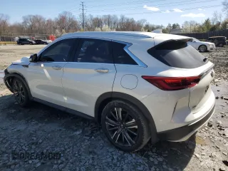 2021 Infiniti QX50 Luxe with VIN 3PCAJ5BB9MF121288, listed as a Copart auction lot 50783525 with 86,348 mi miles and Salvage Title. Bid and sale history available at DreamBid. Image 2.