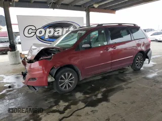 2009 Toyota Sienna CE with VIN 5TDZK23C89S284443, listed as a Copart auction lot 53574485 with 256,276 mi miles and Salvage Title. Bid and sale history available at carsss.com. Image 1.