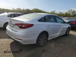 2016 Hyundai Sonata Sport with VIN 5NPE34AF9GH343247, listed as a Copart auction lot 54919635 with Not Provided miles and Salvage Title. Bid and sale history available at DreamBid. Image 3.