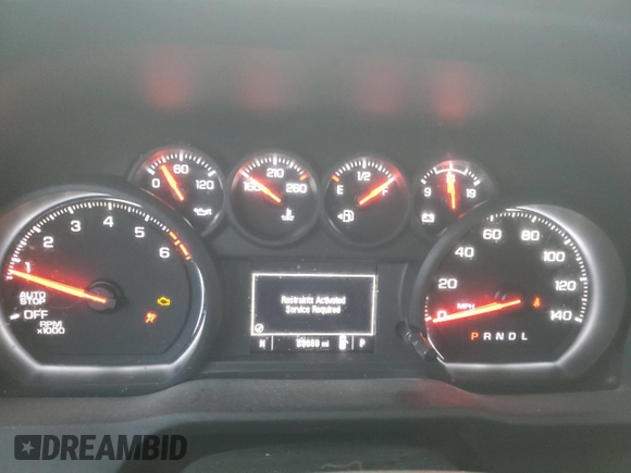 2022 Chevrolet Silverado 1500 Custom with VIN 3GCPABEK4NG536745, listed as a Copart auction lot 51083935 with 88,669 mi miles and Salvage Title. Bid and sale history available at DreamBid. Image 9.