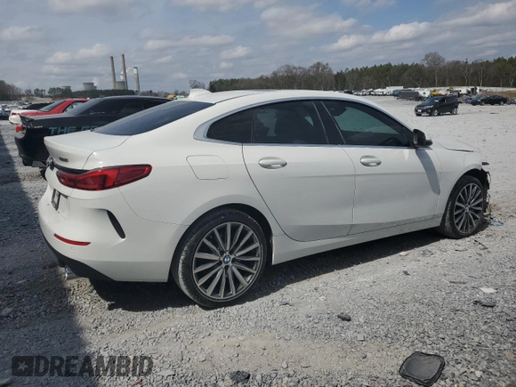 2023 BMW 2 Series 228i with VIN WBA53AK0XP7M22730, listed as a Copart auction lot 49165745 with 8,622 mi miles and Salvage Title. Bid and sale history available at carsss.com. Image 3.