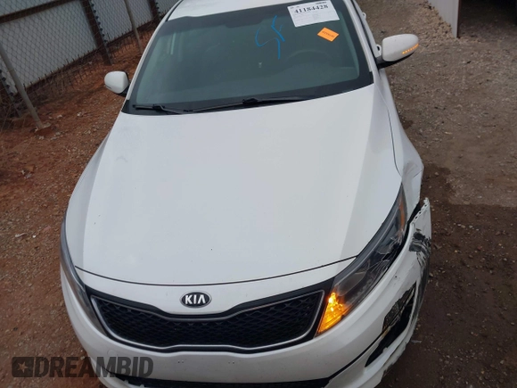 2015 Kia Optima LX with VIN KNAGM4A74F5587415, listed as a IAAI auction lot 41184428 with 128,549 mi miles. Bid and sale history available at carsss.com. Image 12.