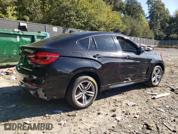2018 BMW X6 xDrive35i with VIN 5UXKU2C58J0X49788, listed as a Copart auction lot 71446693 with 35,649 mi miles. Bid and sale history available at carsss.com. Image 3.