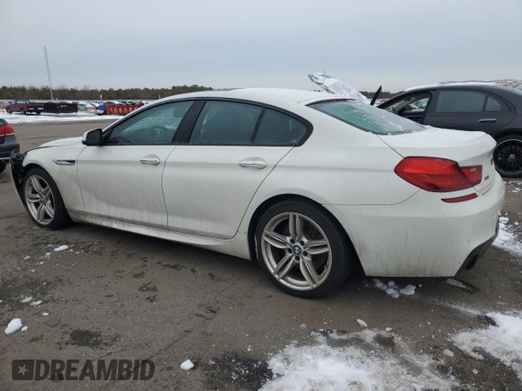 2015 BMW 6 Series 640i xDrive z VIN WBA6B8C55FD452972, wystawiony jako Copart lot #44559495 z przebiegiem 114 358 mil mil oraz Szkoda całkowita • Salvage title. Historia ofert i sprzedaży dostępna na DreamBid. Obrazek 2.