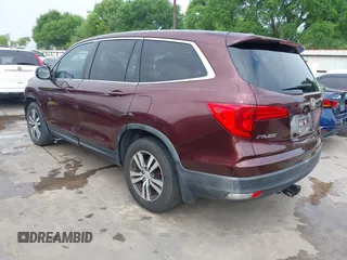 2016 Honda Pilot EX with VIN 5FNYF5H30GB026736, listed as a IAAI auction lot 41900082 with 144,460 mi miles. Bid and sale history available at carsss.com. Image 3.