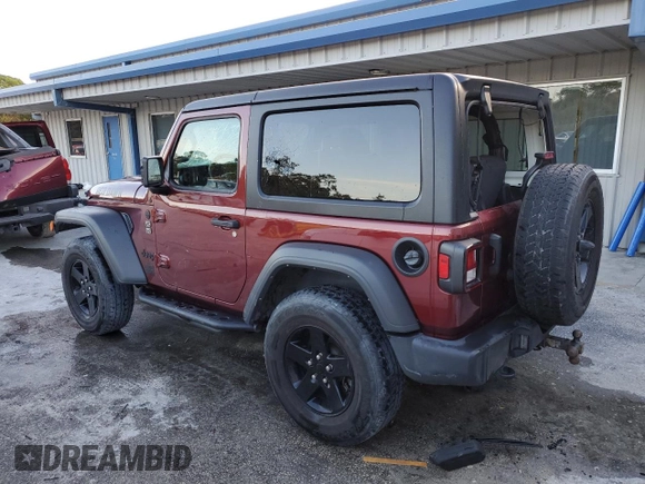 2021 Jeep Wrangler Willys with VIN 1C4HJXAGXMW723328, listed as a Copart auction lot 75887894 with 61,257 mi miles and Non repairable. Bid and sale history available at DreamBid. Image 2.