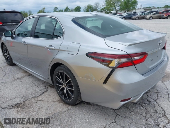 2023 Toyota Camry SE with VIN 4T1G11AK4PU736195, listed as a IAAI auction lot 42152170 with 54,465 mi miles. Bid and sale history available at carsss.com. Image 3.