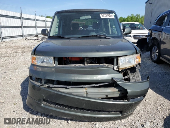 2005 Scion xB with VIN JTLKT324354008549, listed as a Copart auction lot 53237604 with 191,725 mi miles and Salvage Title. Bid and sale history available at carsss.com. Image 5.