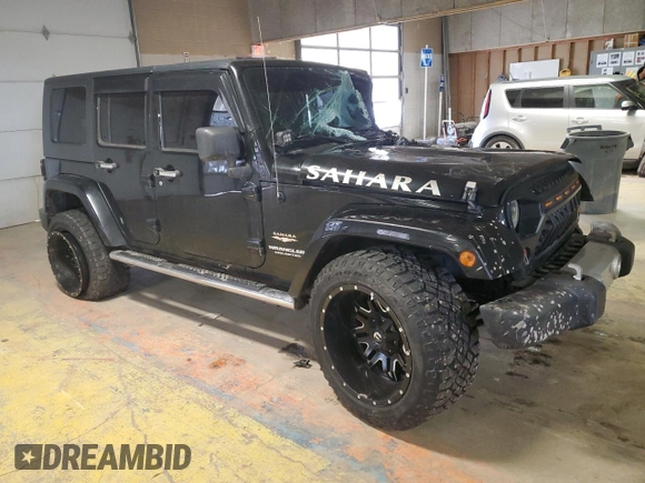 2008 Jeep Wrangler Unlimited Sahara with VIN 1J8GA59118L652519, listed as a Copart auction lot 47089285 with 144,682 mi miles and Non Repairable. Bid and sale history available at carsss.com. Image 4.