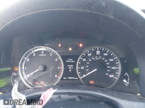 2015 Lexus GS 350 z VIN JTHBE1BL0FA013064, wystawiony jako IAAI lot #41923338 z przebiegiem 109 978 mil mil oraz . Historia ofert i sprzedaży dostępna na DreamBid. Obrazek 7.