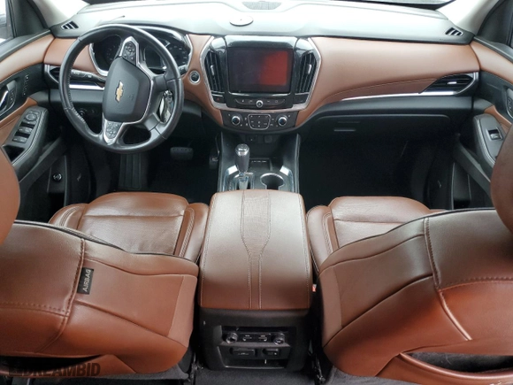 2018 Chevrolet Traverse High Country with VIN 1GNEVKKW2JJ147170, listed as a Copart auction lot 88709985 with 0 mi miles and Salvage Title. Bid and sale history available at carsss.com. Image 8.