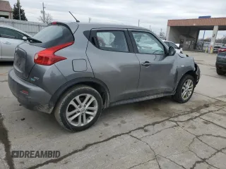 2013 Nissan Juke SV with VIN JN8AF5MV6DT222041, listed as a Copart auction lot 46927845 with 119,744 mi miles and Salvage Title. Bid and sale history available at carsss.com. Image 3.