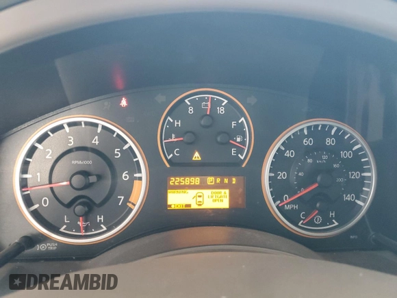 2011 Nissan Armada SV with VIN 5N1AA0ND4BN602883, listed as a Copart auction lot 42080815 with 225,898 mi miles and Salvage Title. Bid and sale history available at DreamBid. Image 9.