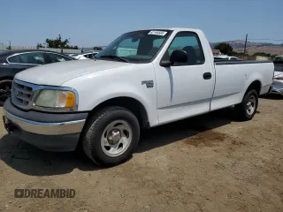 2002 Ford F-150 XL with VIN 1FTRF17WX2NA93377, listed as a Copart auction lot 62186605 with Not provided miles and Salvage title. Bid and sale history available at DreamBid. Image 1.