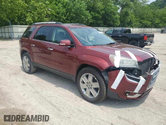 2017 GMC Acadia Limited with VIN 1GKKRSKDXHJ207774, listed as a Copart auction lot 60644865 with 134,983 mi miles and Salvage title. Bid and sale history available at DreamBid. Image 4.