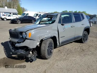 2019 Jeep Renegade Sport z VIN ZACNJBAB0KPK93696, wystawiony jako Copart lot #53310605 z przebiegiem 64 043 mil mil oraz Czysty tytuł • Clean title. Historia ofert i sprzedaży dostępna na DreamBid. Obrazek 1.