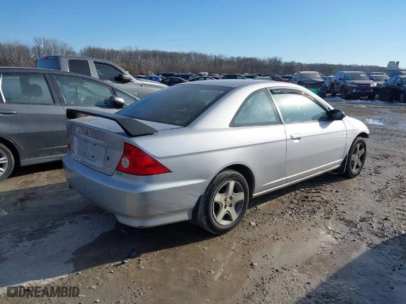 2005 Honda Civic LX with VIN 1HGEM215X5L064781, listed as a IAAI auction lot 41443405 with 303,293 mi miles. Bid and sale history available at carsss.com. Image 4.