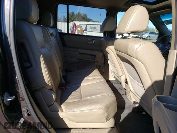2012 Honda Pilot EX-L with VIN 5FNYF4H68CB044027, listed as a Copart auction lot 41783045 with 241,822 mi miles and Salvage Title. Bid and sale history available at carsss.com. Image 12.