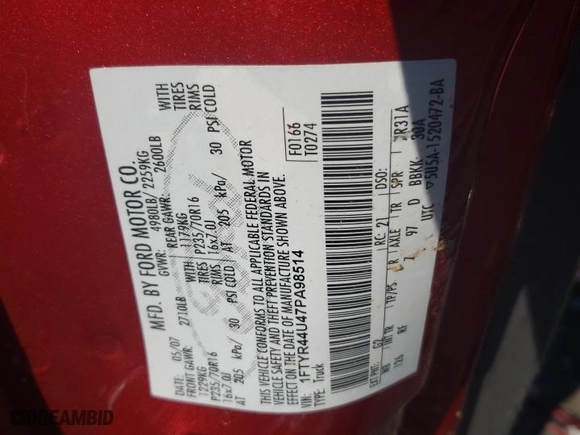 2007 Ford Ranger STX with VIN 1FTYR44U47PA98514, listed as a Copart auction lot 88722555 with 140,623 mi miles and Clean Title. Bid and sale history available at carsss.com. Image 13.