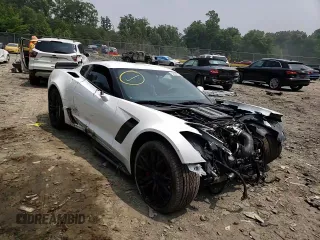 2019 Chevrolet Corvette Z06 1LZ with VIN 1G1YN2D60K5606363, listed as a Copart auction lot 58392733 with 24,777 mi miles and Salvage Title. Bid and sale history available at carsss.com. Image 11.