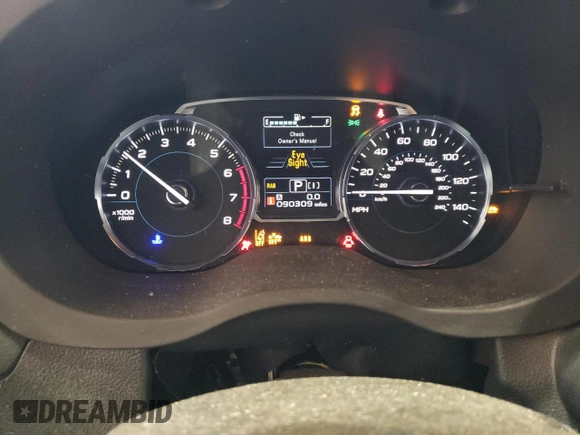 2017 Subaru Forester Touring with VIN JF2SJGWC8HH454995, listed as a Copart auction lot 60930545 with 90,309 mi miles and Salvage title. Bid and sale history available at DreamBid. Image 9.
