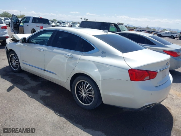 2014 Chevrolet Impala LTZ with VIN 2G1155S31E9258382, listed as a IAAI auction lot 41949581 with 100,101 mi miles. Bid and sale history available at carsss.com. Image 3.