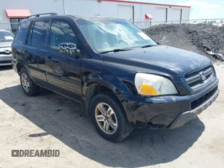 2004 Honda Pilot EX with VIN 2HKYF18524H546430, listed as a IAAI auction lot 42060241 with 126,931 mi miles and . Bid and sale history available at DreamBid. Image 1.