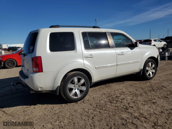2015 Honda Pilot Touring with VIN 5FNYF4H93FB068525, listed as a Copart auction lot 43570555 with 222,842 mi miles and Salvage Title. Bid and sale history available at carsss.com. Image 3.
