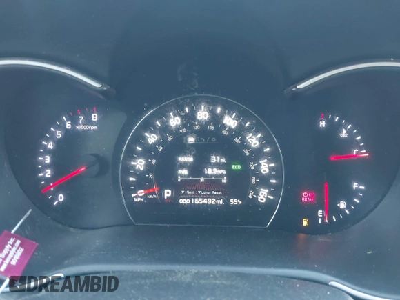 2014 Kia Sorento SX with VIN 5XYKW4A72EG492736, listed as a IAAI auction lot 42009349 with 165,492 mi miles. Bid and sale history available at carsss.com. Image 7.