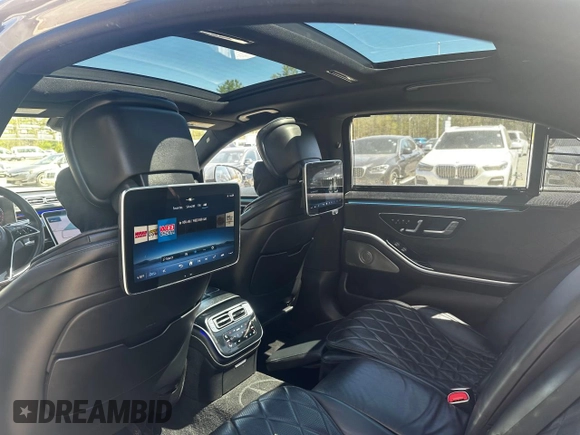 2021 Mercedes-Benz S S 580 with VIN W1K6G7GB5MA038965, listed as a Copart auction lot 55501585 with 90,055 mi miles and Clean Title. Bid and sale history available at carsss.com. Image 10.