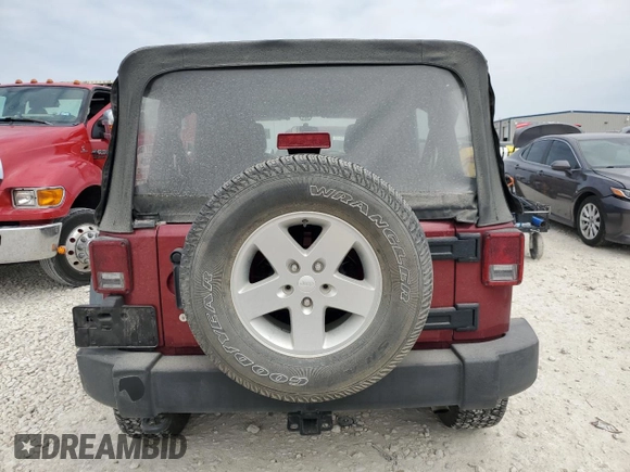 2012 Jeep Wrangler Unlimited Sport with VIN 1C4BJWDG5CL158739, listed as a Copart auction lot 51334975 with 31,818 mi miles and Salvage Title. Bid and sale history available at carsss.com. Image 6.