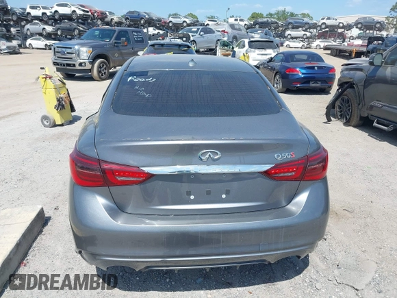 2021 Infiniti Q50 Pure with VIN JN1EV7AP2MM702687, listed as a IAAI auction lot 42132279 with Not provided miles and . Bid and sale history available at DreamBid. Image 15.