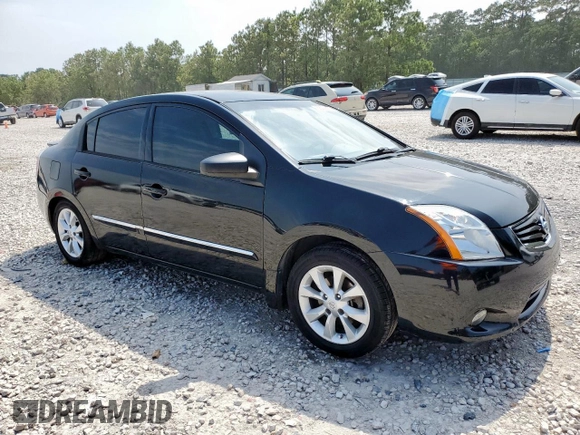 2012 Nissan Sentra S with VIN 3N1AB6AP5CL661675, listed as a Copart auction lot 58003275 with 132,980 mi miles and Salvage title. Bid and sale history available at DreamBid. Image 4.